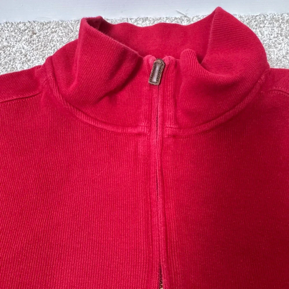 Polo by Ralph Lauren 1/4 Zip Pullover Sweater Red Men's Size 2XB
